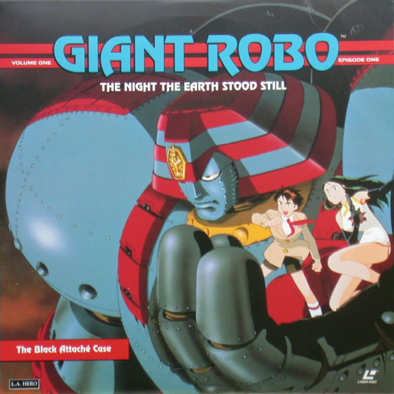 Giant Robo: The Night the Earth Stood Still Volume 1, Episode 1 "The Black Attaché Case": Front